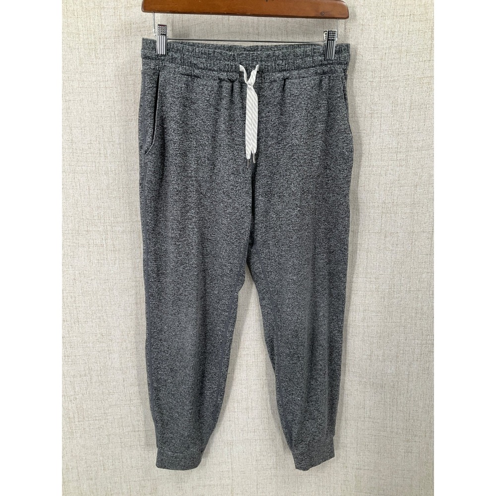 Vuori Joggers Mens Small Charcoal Gray Heathered Performance Tapered Athletic
